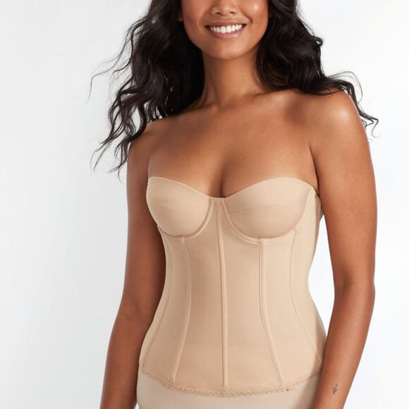 IntimatesNWT! Bare Necessities Dominique Intimates Corset Strapless Bra 40DD